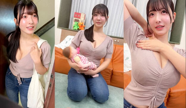 【HDフル動画】なお@
女性が赤ちゃん（ぬいぐるみ）をだっこしている