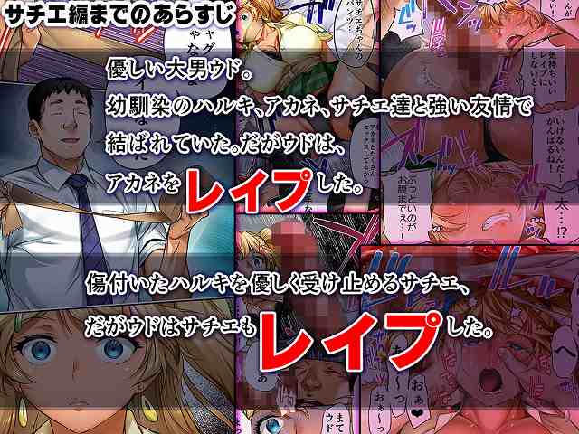 【ウド「ユメも何回もレ●プすると気持ちよくなるんだ。」】STUDIOふあん@大男が幼馴染と友人をレイプした経緯のまとめ画像