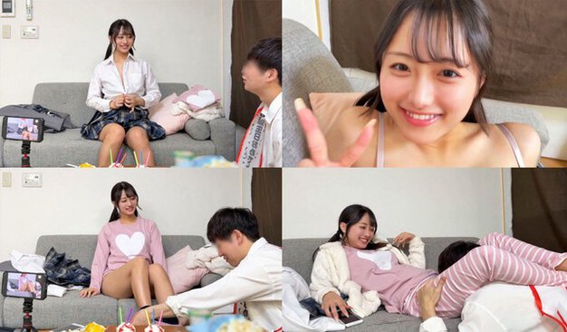 女性がソファでシャツ姿やピンクの部屋着姿になり、笑顔の顔寄りと横になる姿が並ぶ
